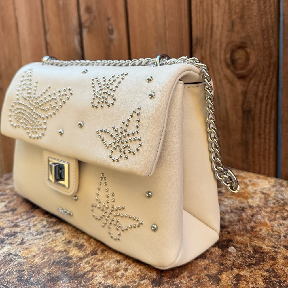 Aldo Shoulder Bag With Studded Butterfly Design - Picture 4 of 13
